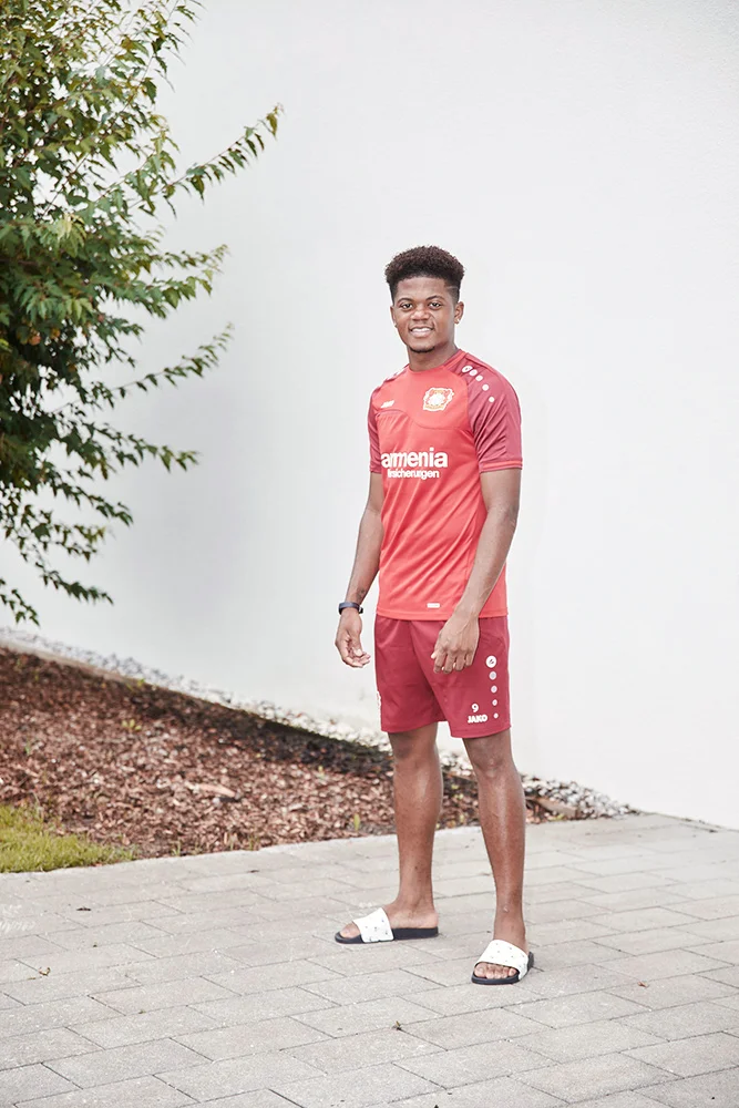 Portrait of Leon Bailey of Bayer Leverkusen