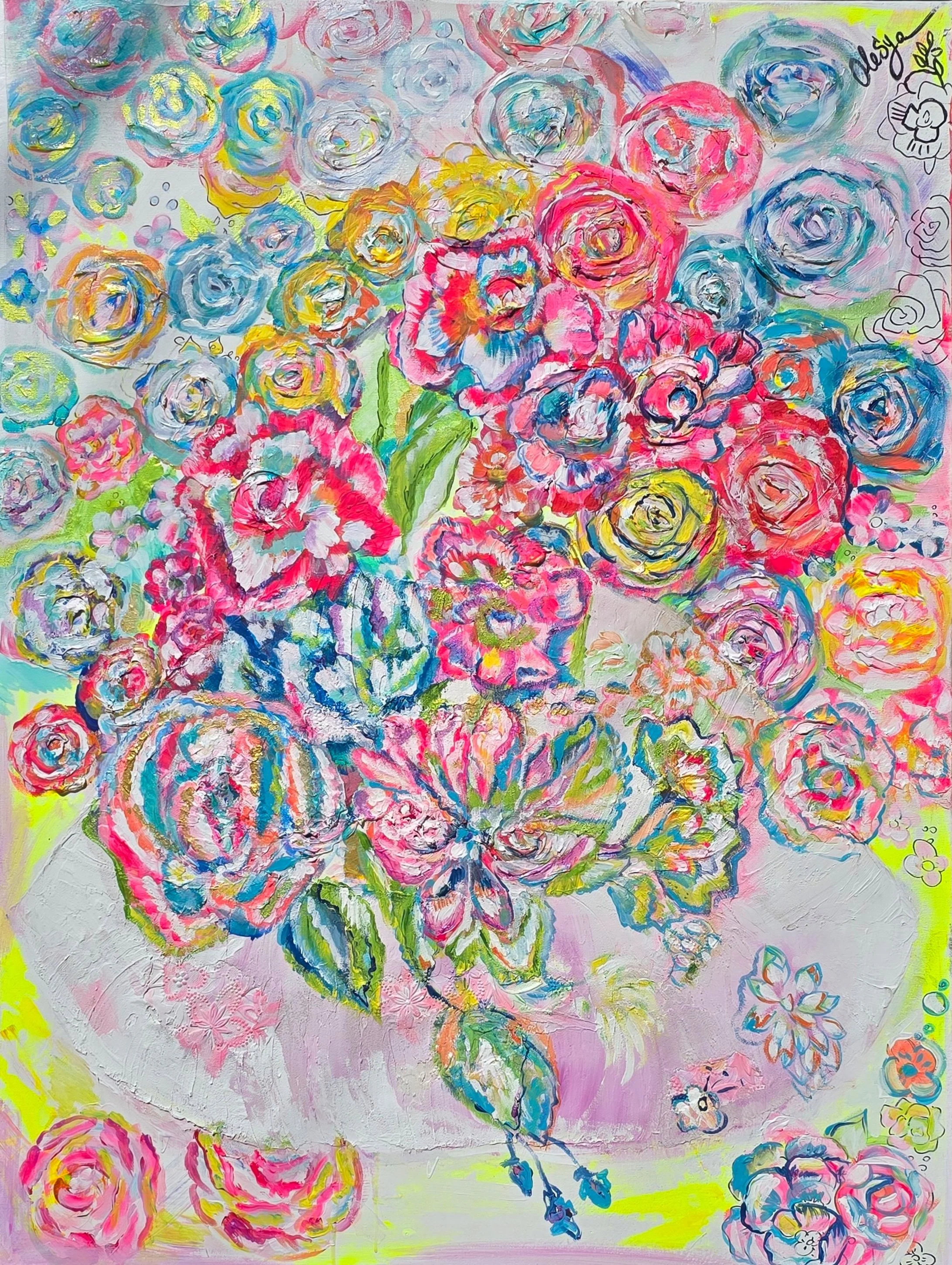 Blooming U-inverse. 36x48