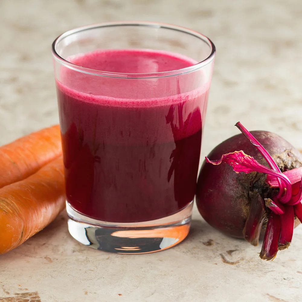 Beet, Carrot, and Ginger Wellness Juice 