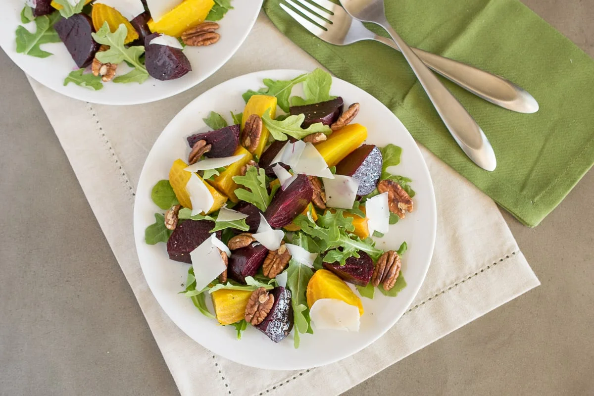 Roasted Beet Salad by Culinary Ginger