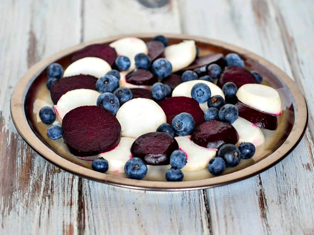 Beet & Blueberry Salad by Upstate Ramblings
