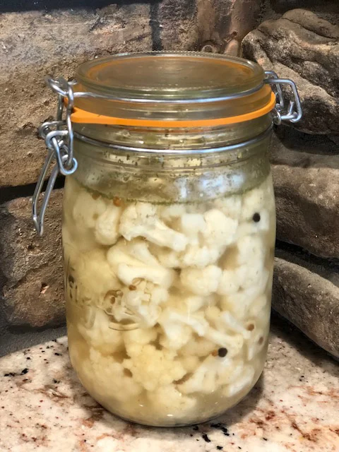How to Make Fermented Cauliflower Pickles by The Health Nut Mama