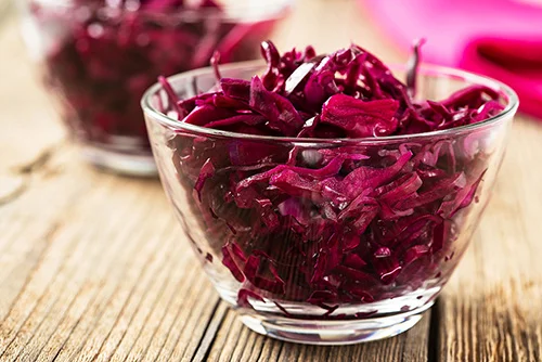 Beet Cabbage Kraut with Ginger and Garlic by Just Beet It
