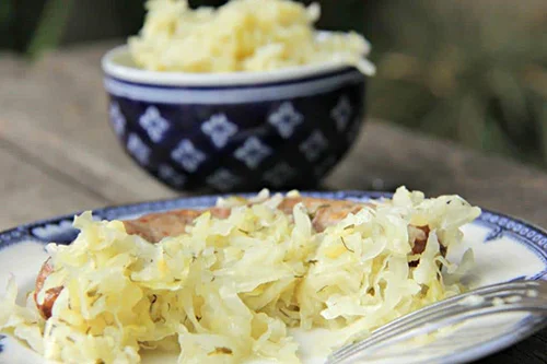 How to Make Simple Healthy Sauerkraut with 2 Ingredients by Compass and Fork