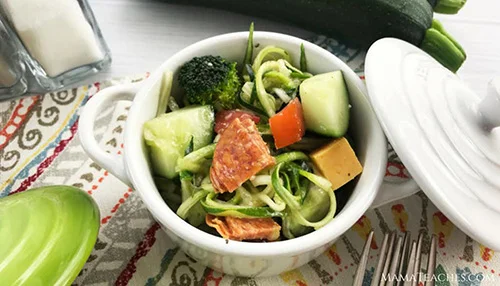 Italian Pasta Salad by Mama Teaches