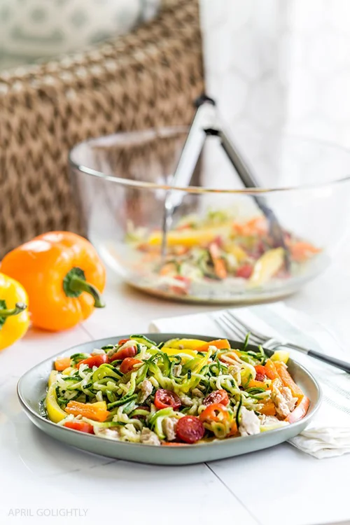 Healthy Tuna Salad Recipe by April Go Lightly