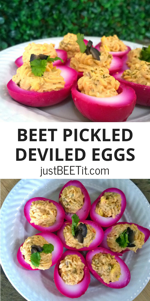 BeetPickled Deviled Eggs (GlutenFree) — Just Beet It