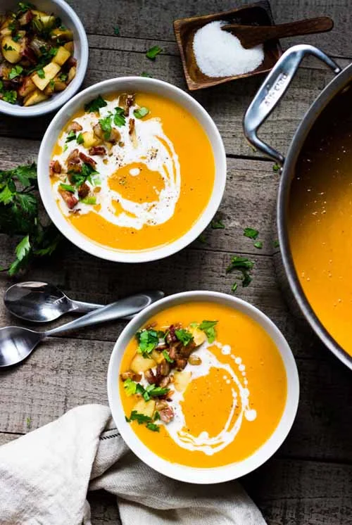 The Best Creamy Butternut Squash Soup by Pass Me Some Tasty