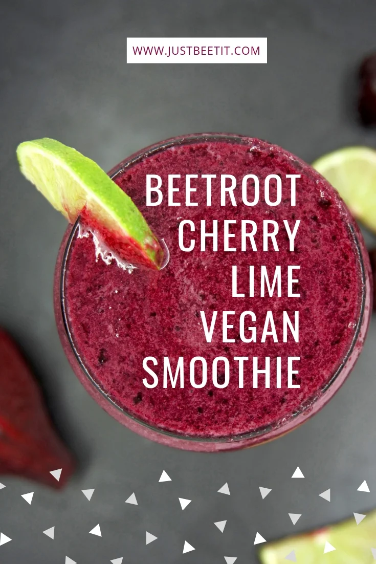 Beet Cherry Lime Vegan Smoothie Pinterest.jpg