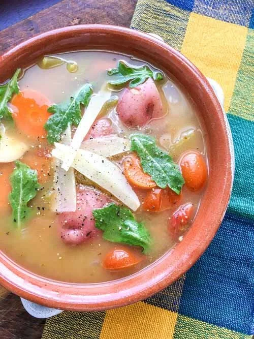 Instant Pot Vegetable Soup with Fresh Vegetables by Instant Pot Cooking