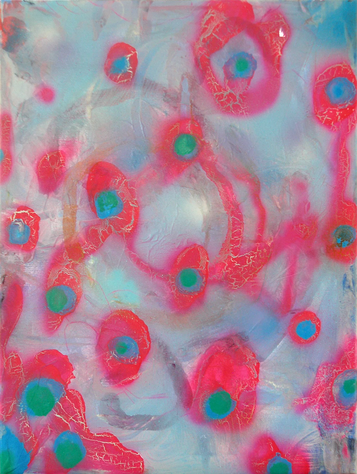Photolysis II 2014 Oil & enamel on canvas 18 x 24 in.
