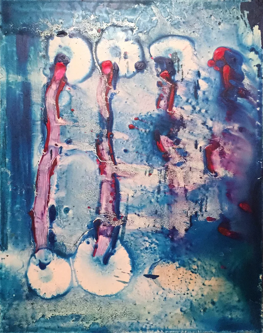 Skull 2014 Acrylic on panel 11 x 14 in.