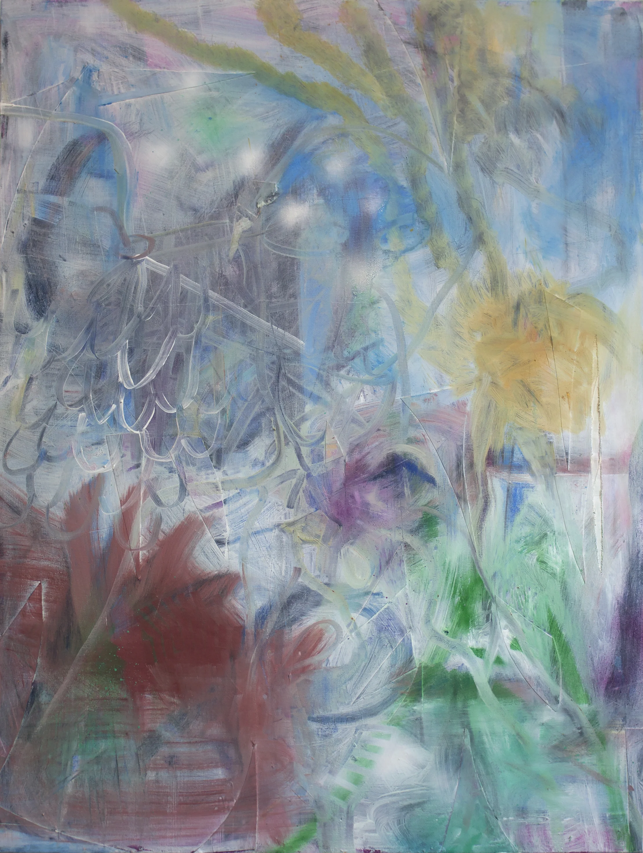 Future Perfect 2014 Mixed media on canvas 30 x 40 in.
