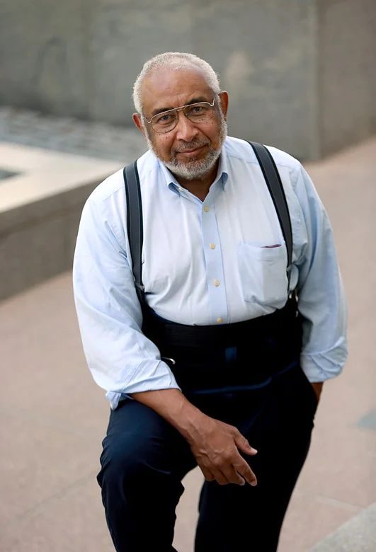 Darius Gray poses for a photo near Temple Square in Salt Lake City on Friday, June 13, 2014.