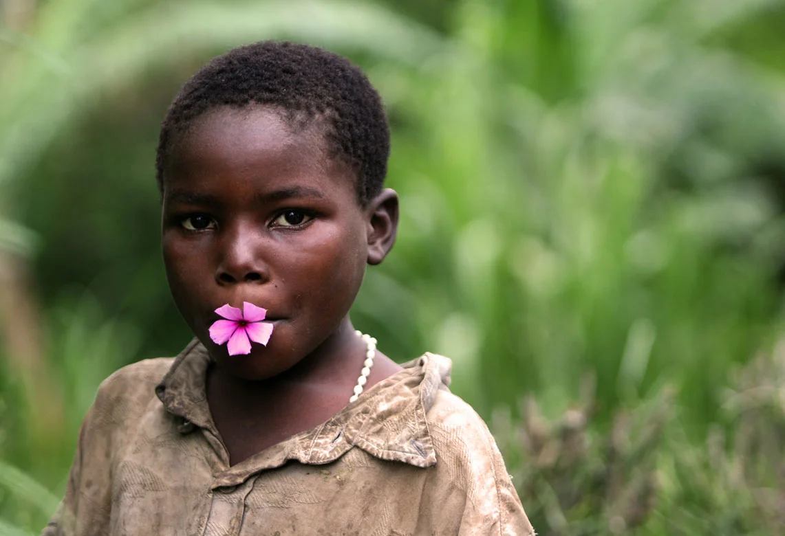 Alfonse Sangimana poses for a photo near Mushaka, Rwanda.