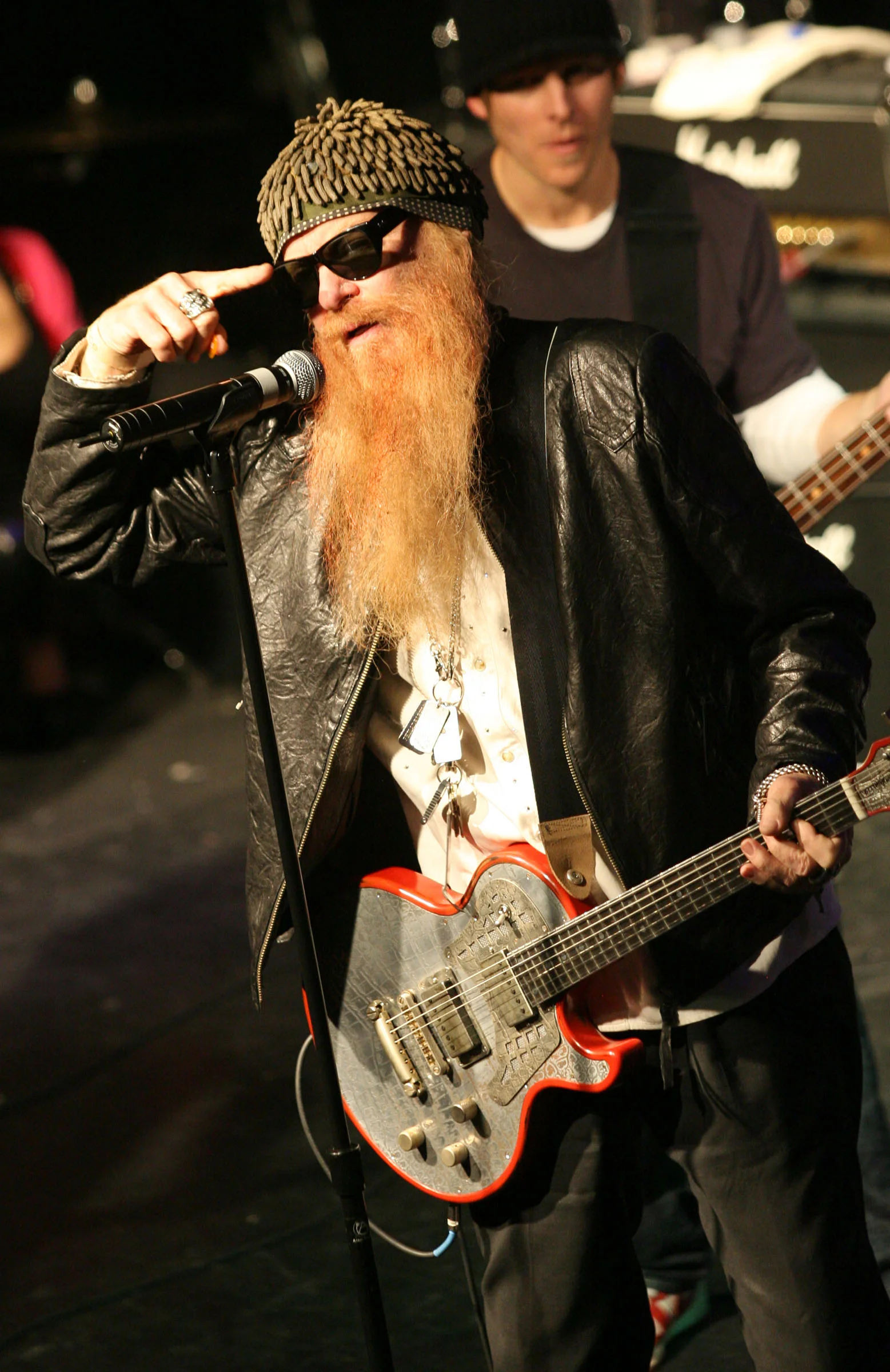  ZZ Top performs at Harry O's in Park City during the Sundance Film Festival. 