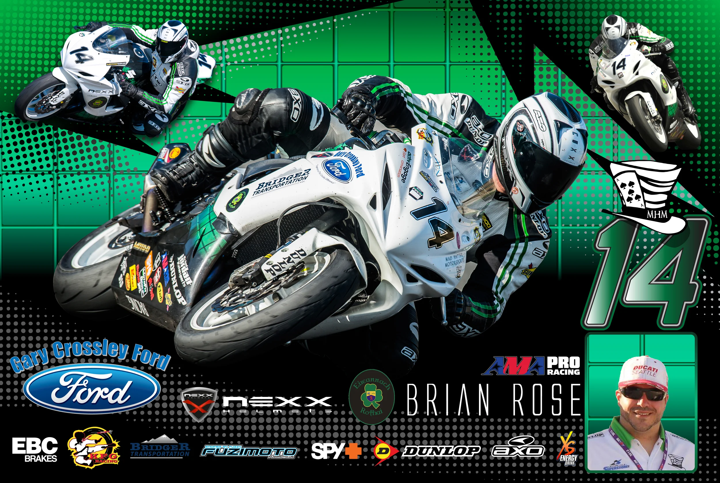 Brian Rose 2014 Official Race Poster