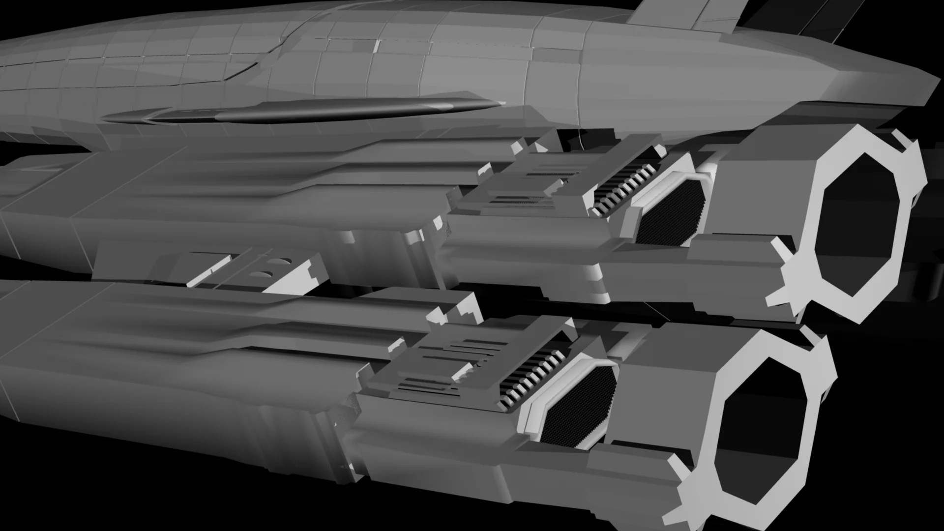 SSV Normandy SR2 3D Model Render Engine View