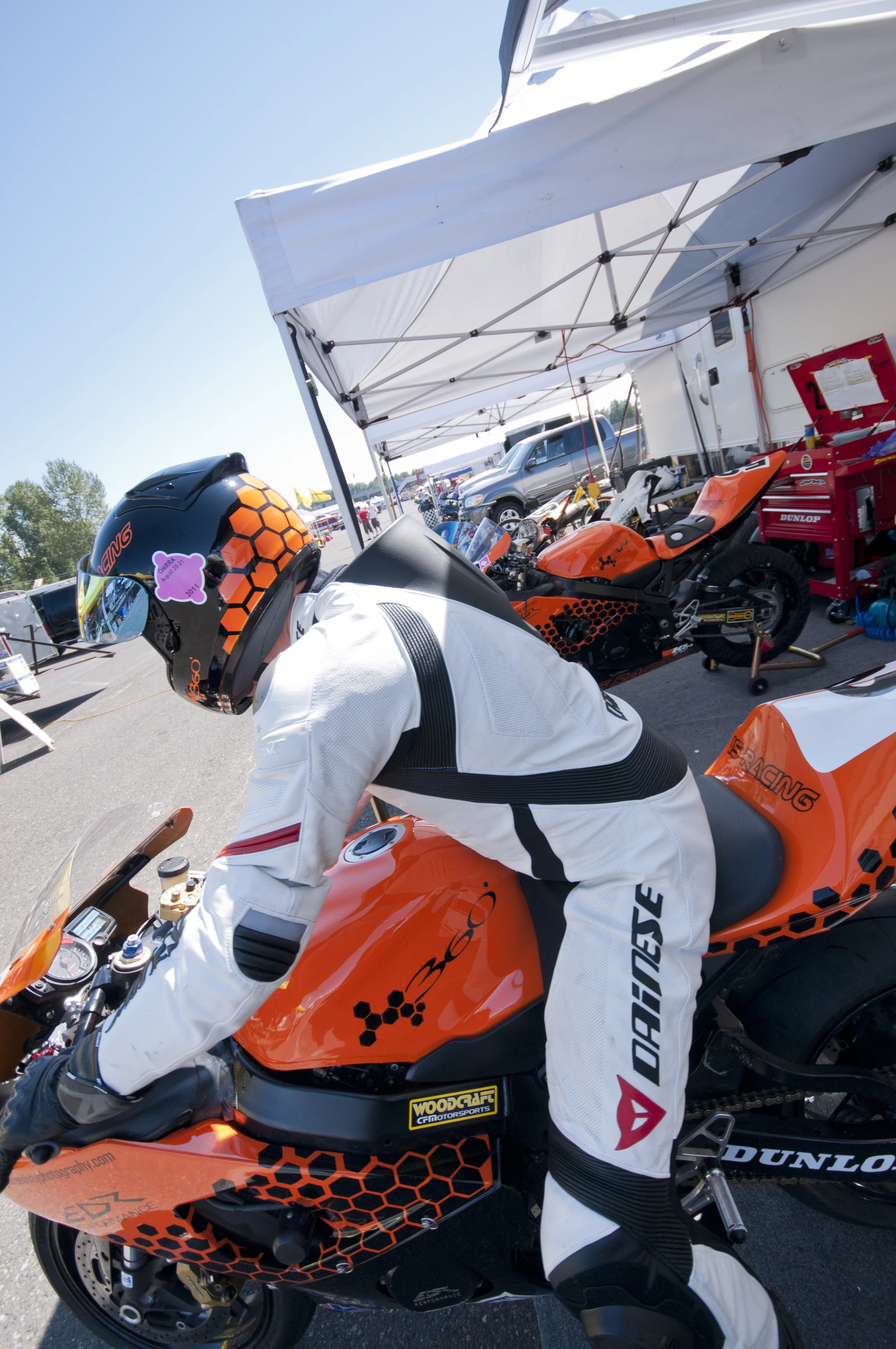 360 Photography Livery on actual race bikes