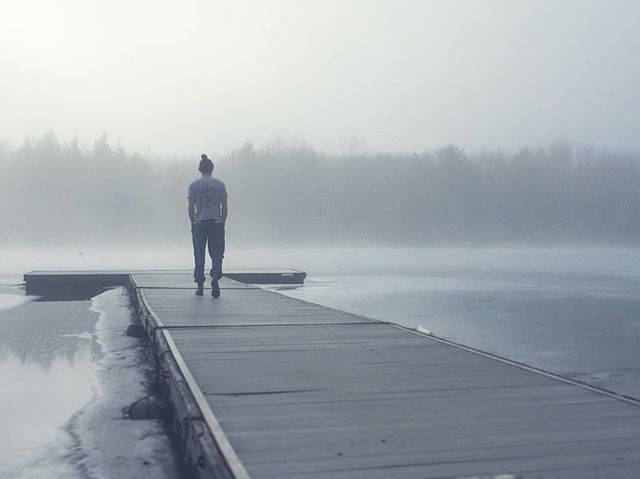 Too cold to swim. Too warm to skate. #jetty #drawyourownline