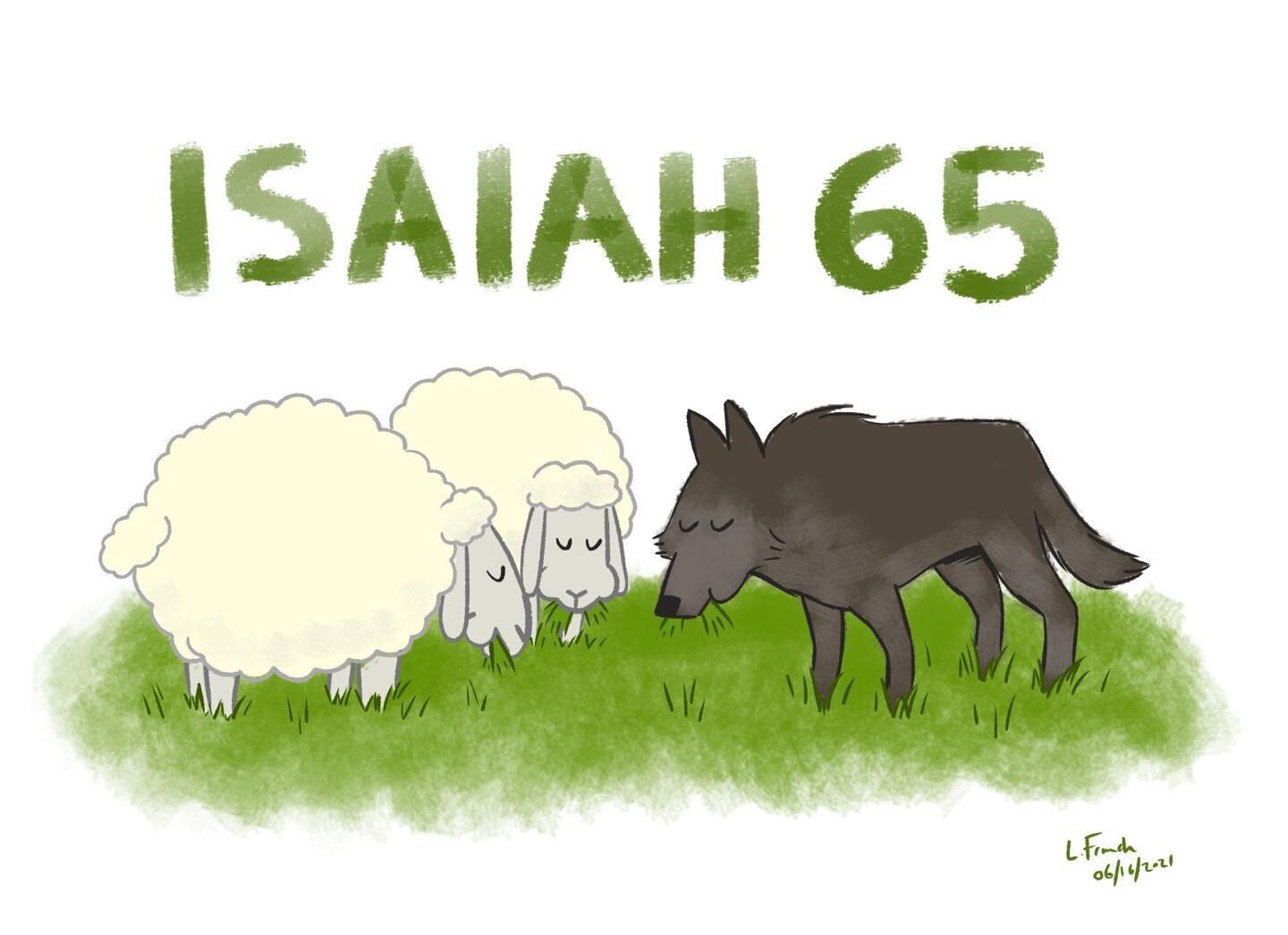 Join us for Breaking Bread tonight as we walk through Isaiah 65 together. See you at 5:30pm