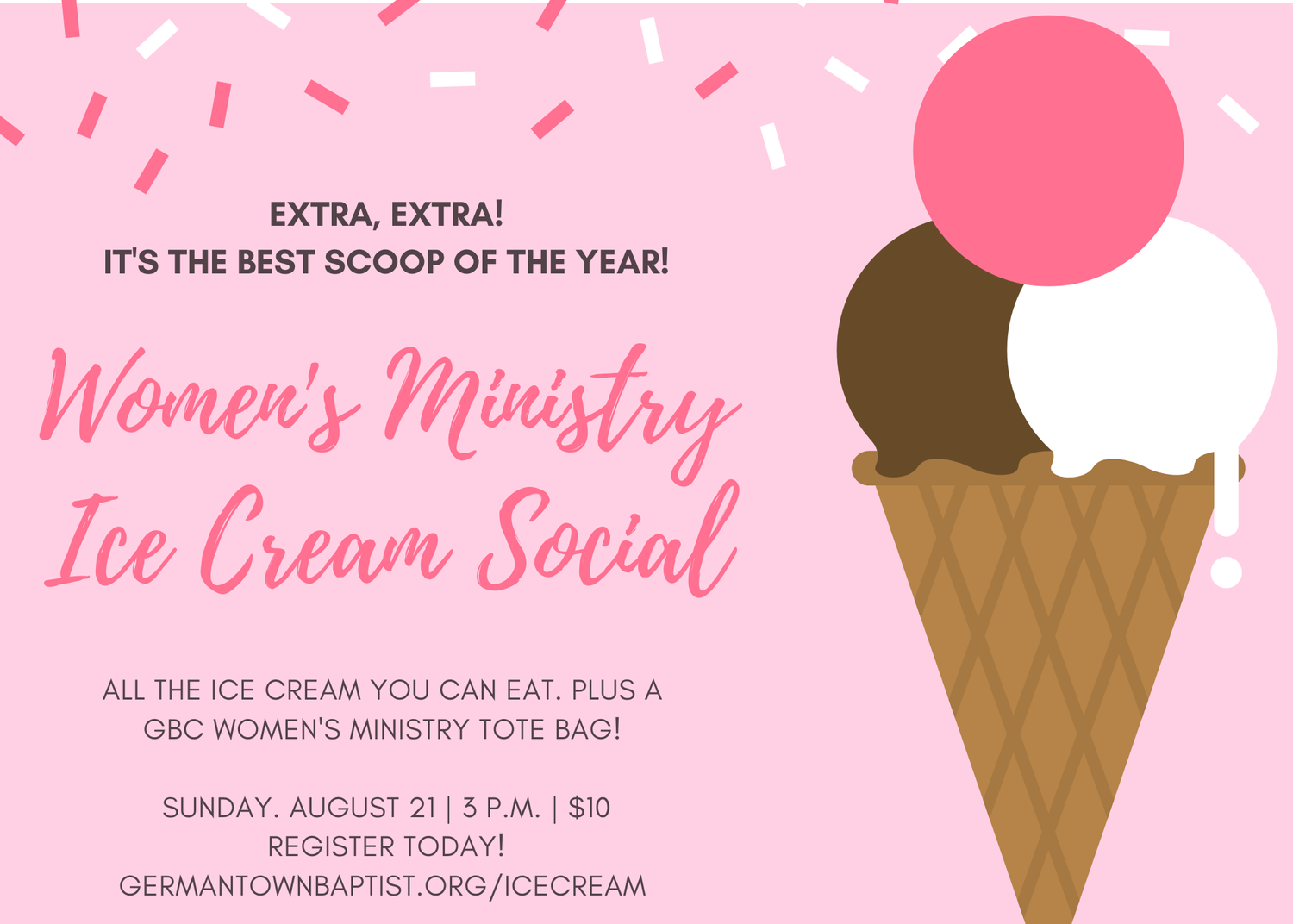Women's Ministry Ice Cream & Game Night