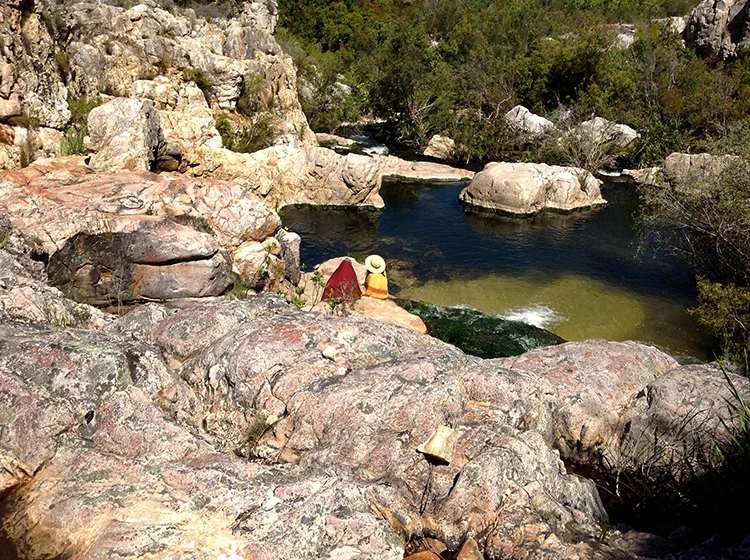 Rivers, waterfalls and pools at Unterboschcloof, South Africa