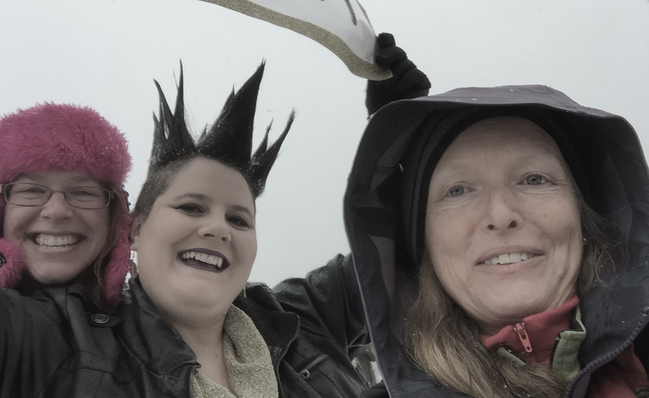 Me and some unknown friends at the Utah State Capitol, January 20, 2017. (If you recognize these ladies, let me know who they are!!)