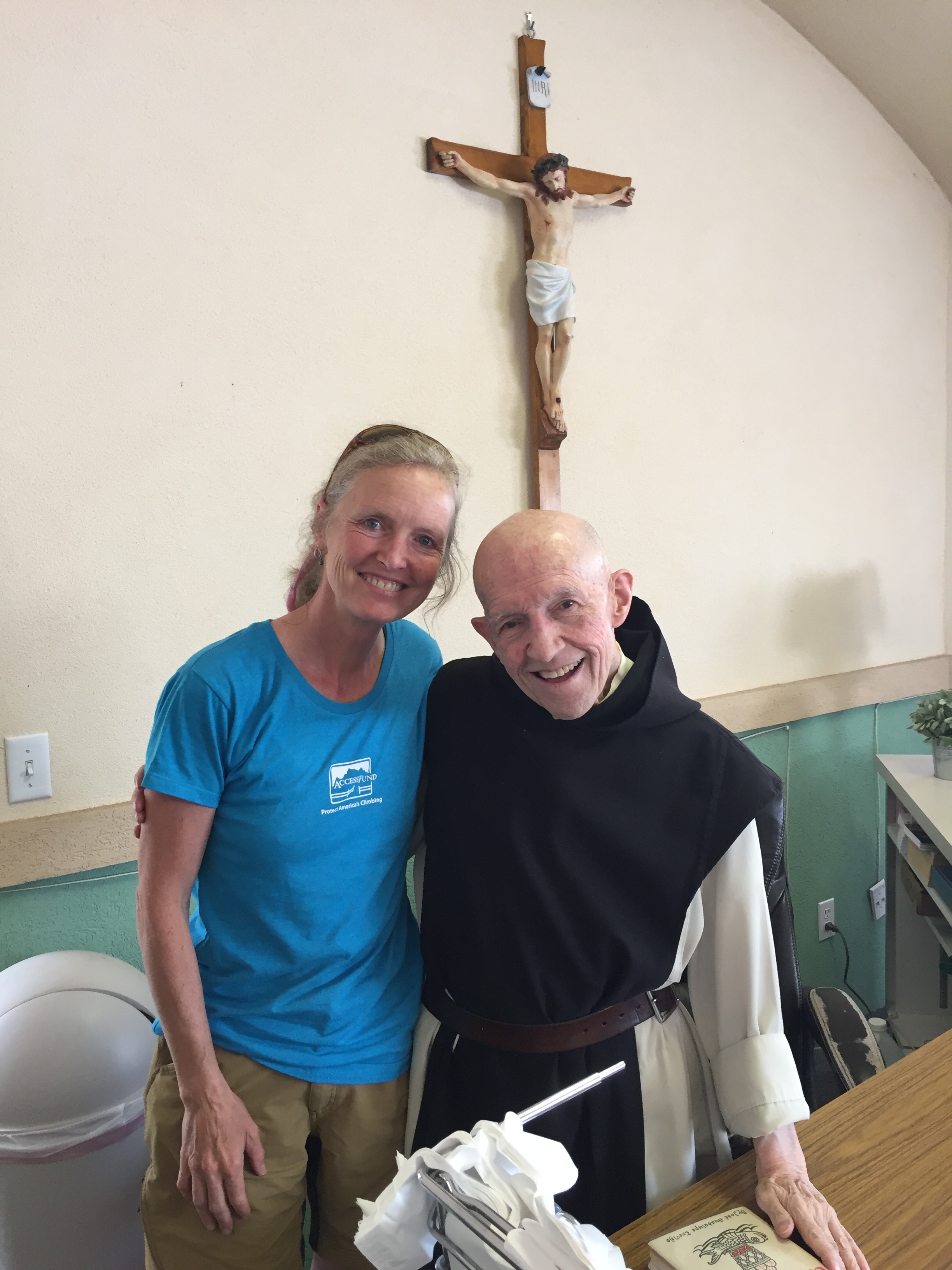 "Get the crucifix in the picture" says Father Patrick.