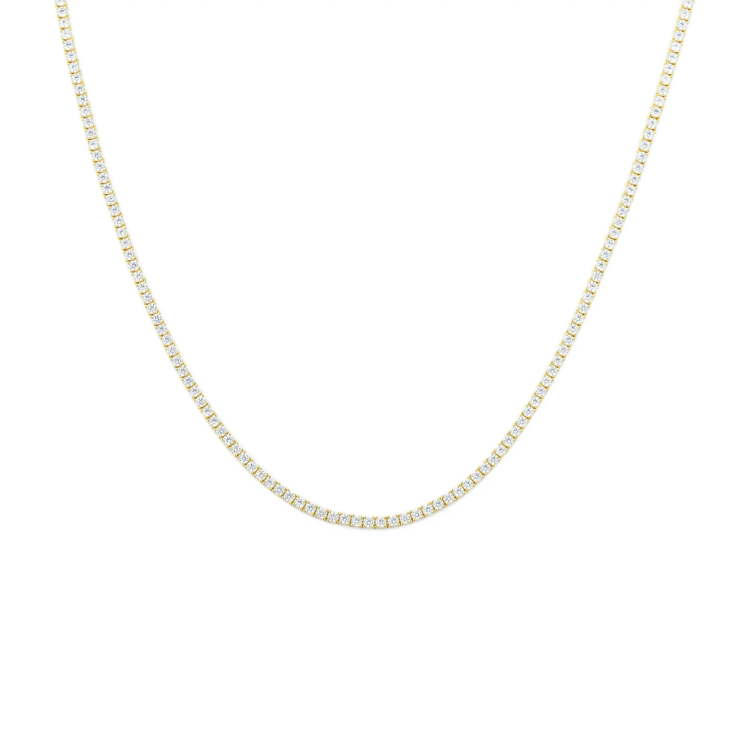 e-commerce product photography and jewelry photography of a tennis necklace by Melanie Auld