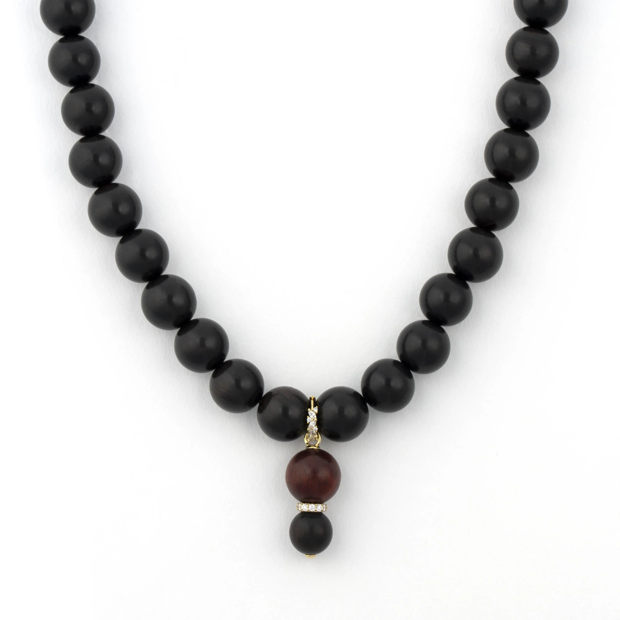 e-commerce product photography and jewelry photography of a boule necklace by Melanie Auld