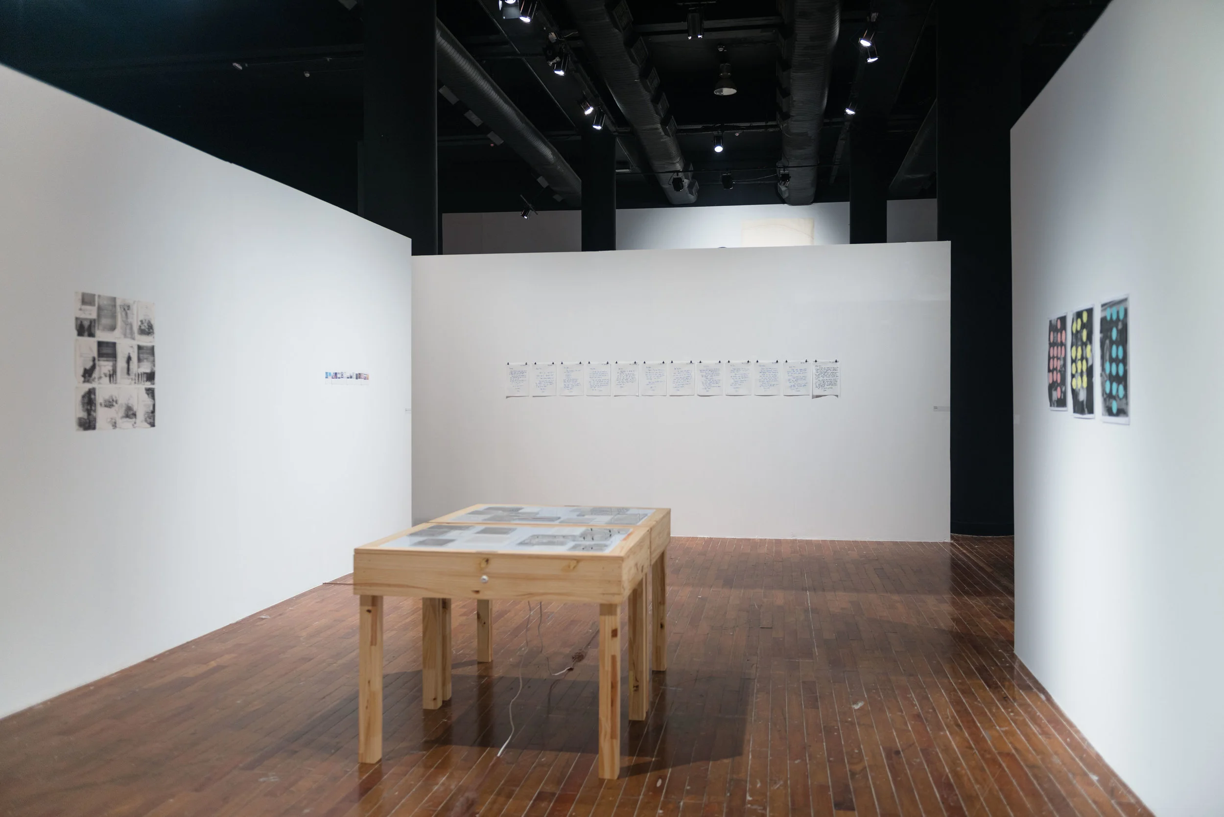   Lettres à Papa , 2013 [registro na 45º anual da FAAP] Papel sumiê e nankin 29,7 x 252 cm  Foto: Edouard Fraipont 