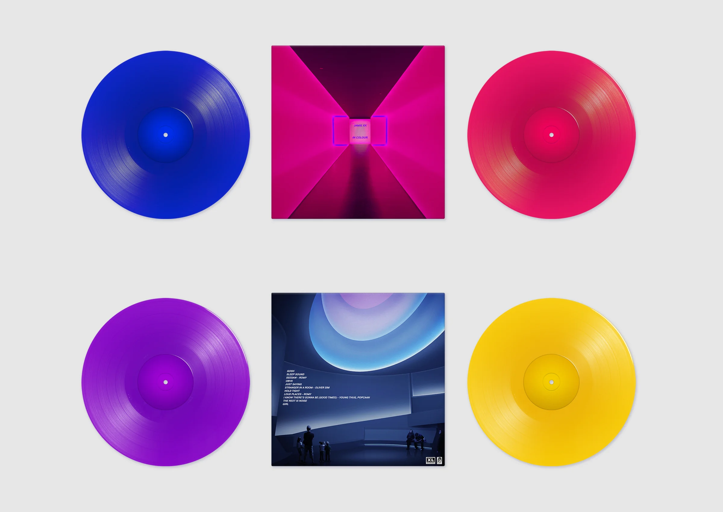 Special edition vinyl of Jamie's album "In Colour"