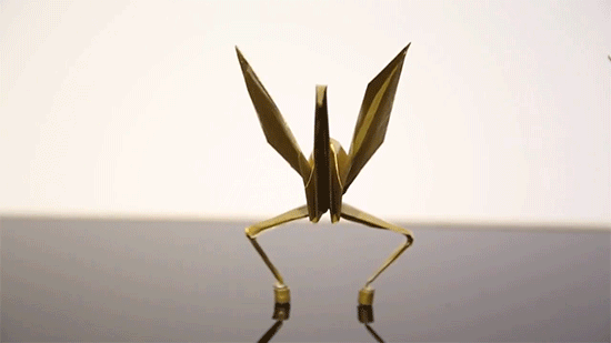 Didn't know origami could twerk did you?