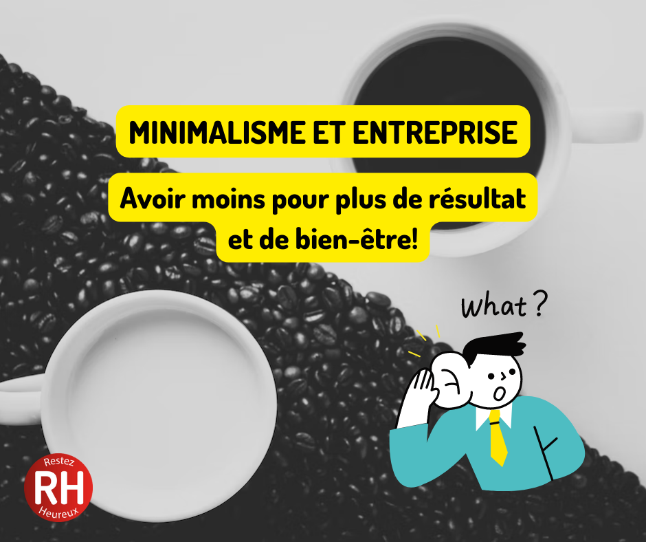 Minimalisme et entreprise: avoir moins pour plus de résultat et de bien-être!