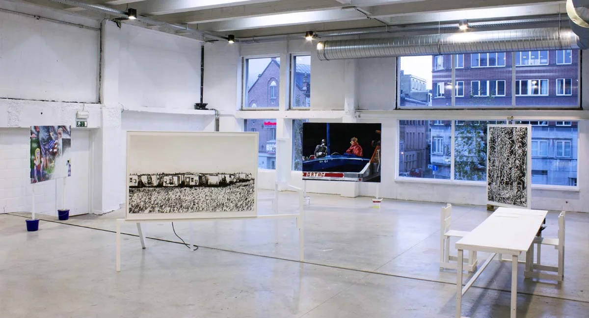 Installation view, The Almost Now