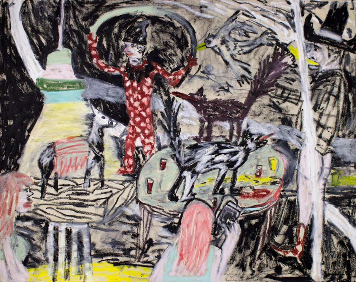 Victory Feast 4, 48x60in, oil on canvas, 2018
