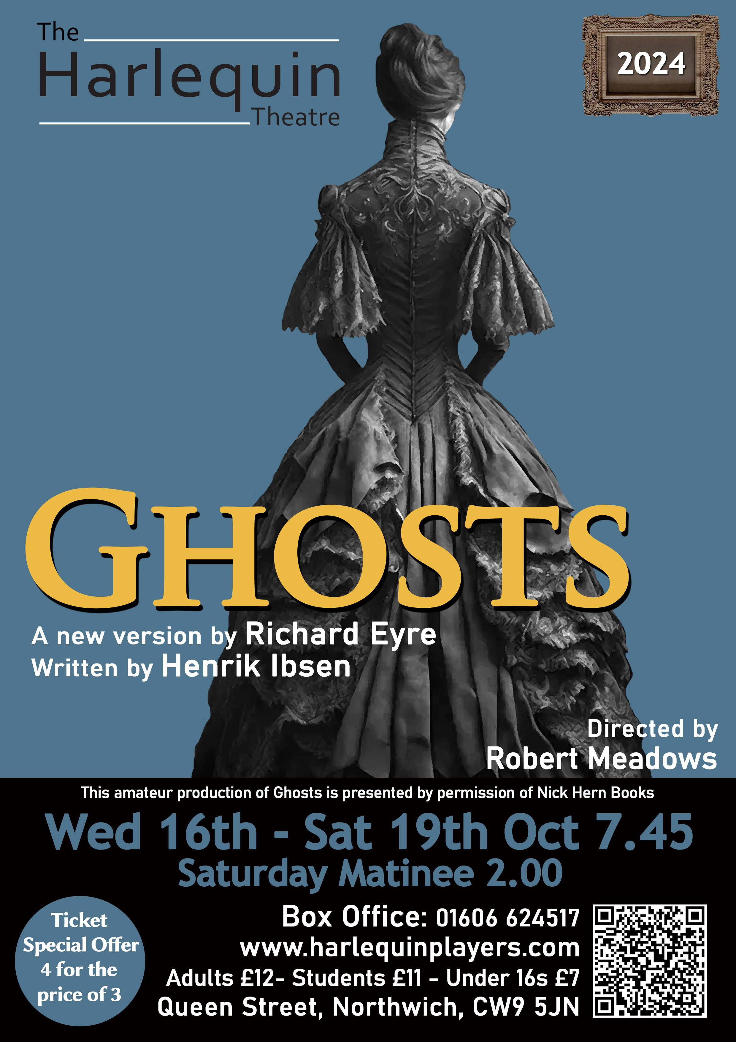 Ghosts written by Henrick Ibsen in a new version by Richard Eyre