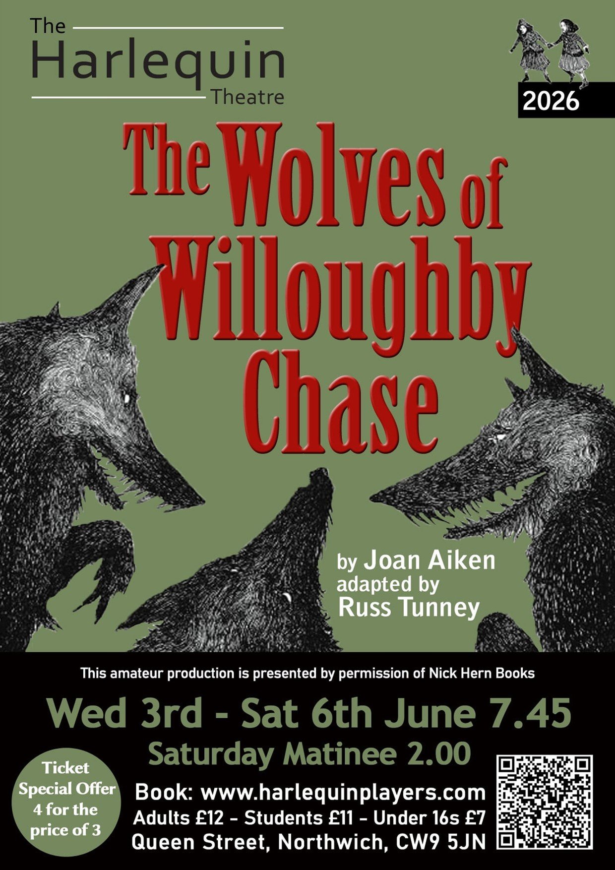AUDITIONS: The Wolves of Willoughby Chase