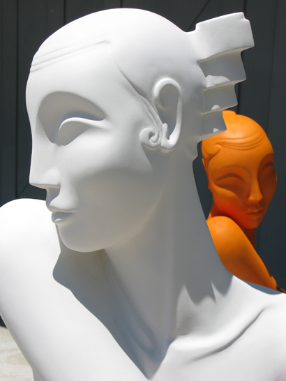 "White and Orange Eva"