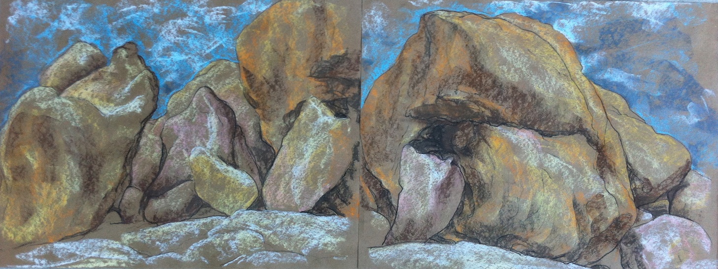 rocksketches pastel on paper 16%22 x 48%22 .jpg