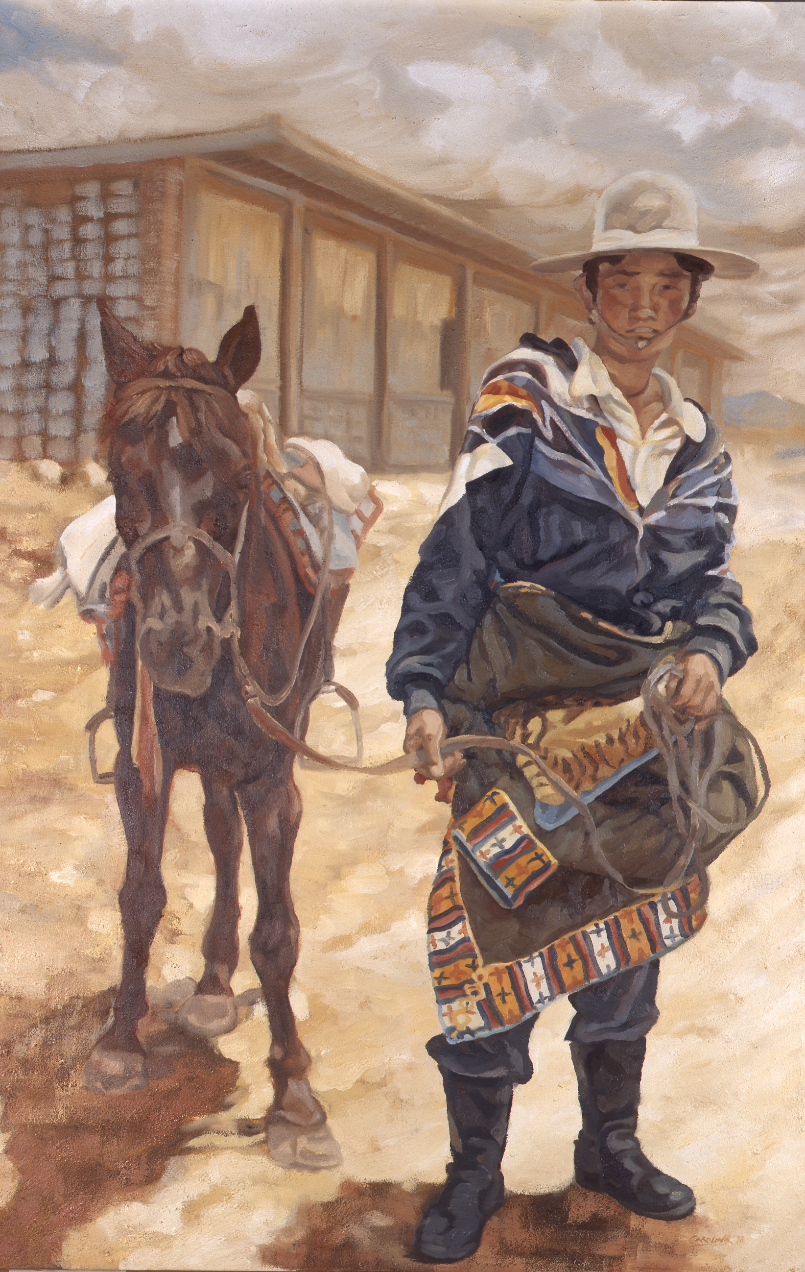 'Tibetan Cavalier"