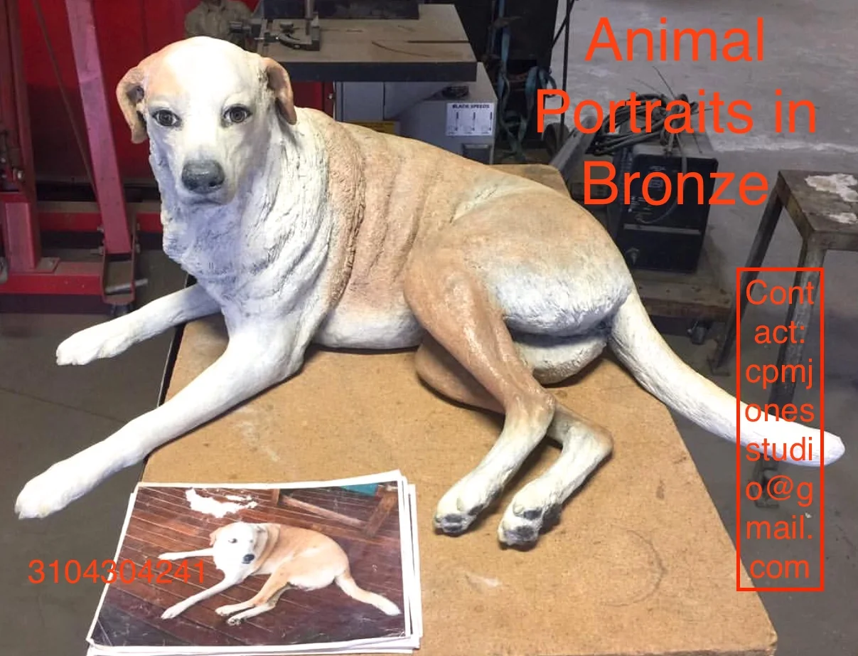 Bronze Dog Portraits.
