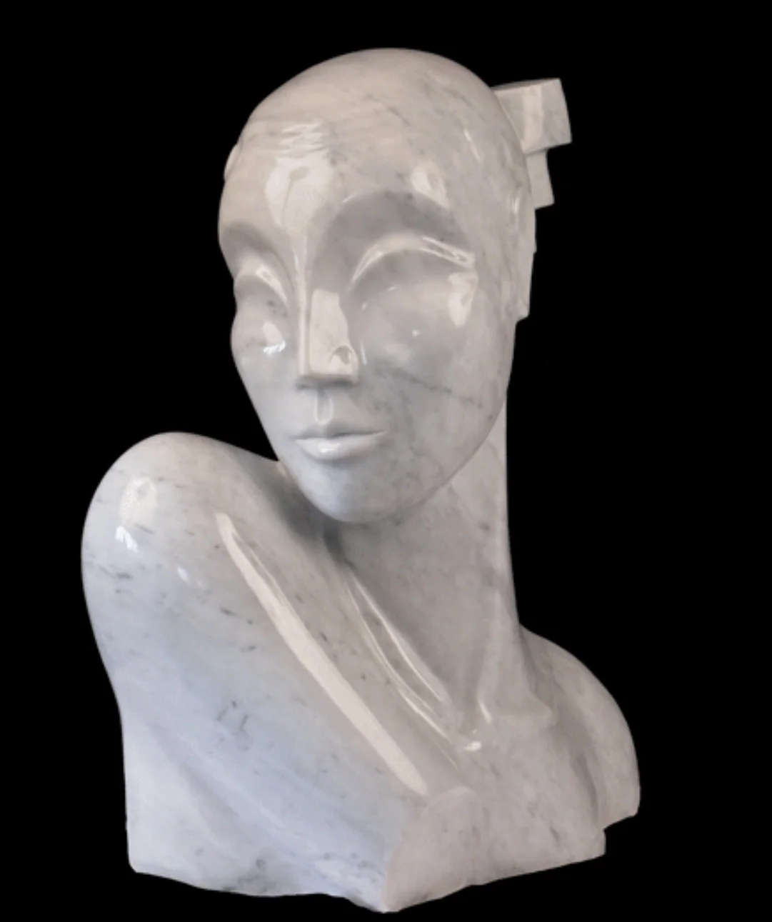 Marble Stylized Portrait