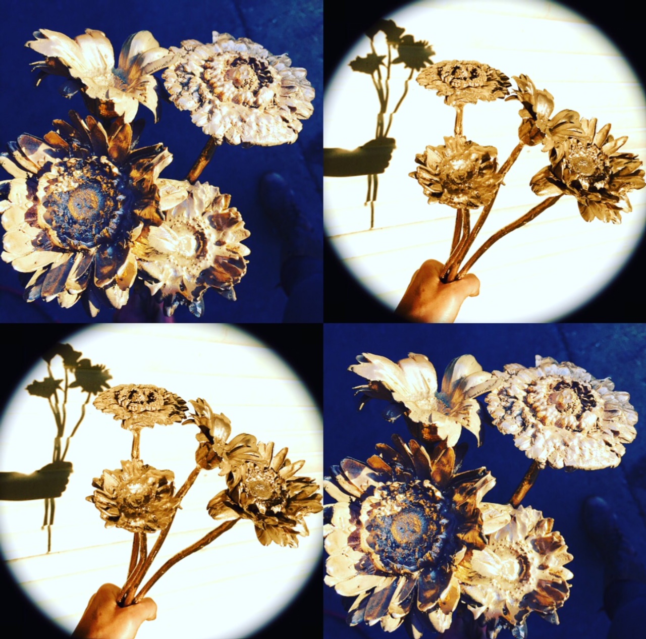 bronze FLOWERS FOREVER