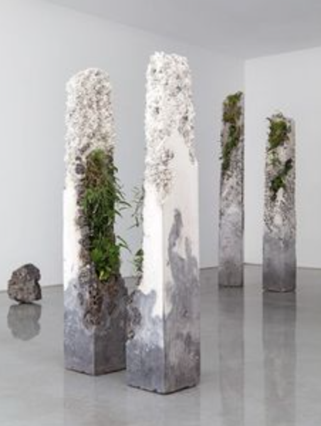 ashes in sculptural form