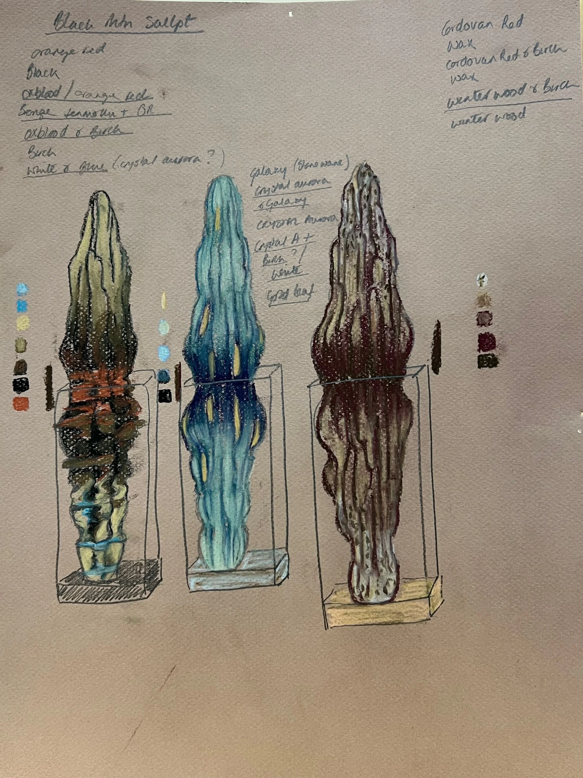 Glaze study with Terra Red