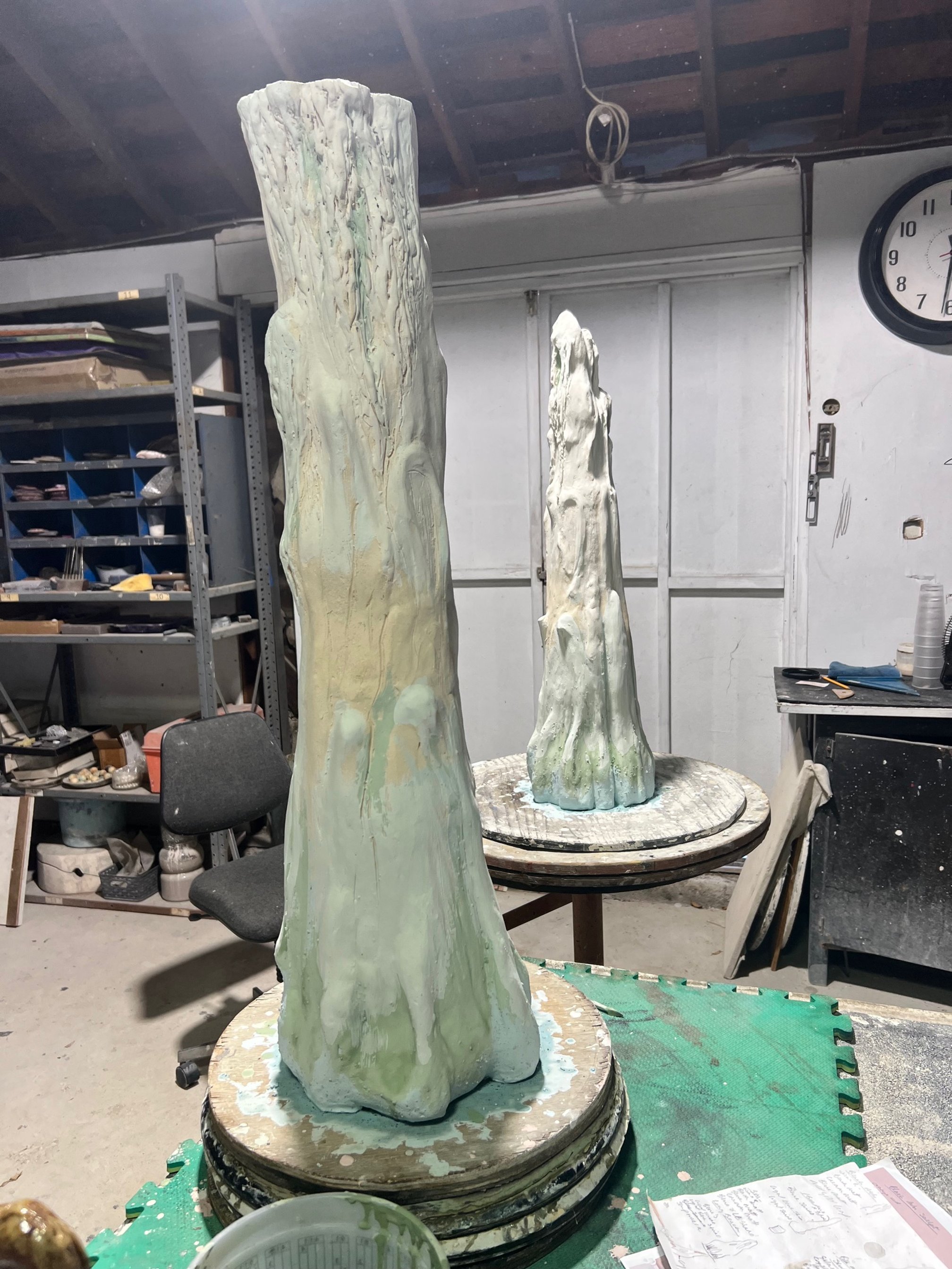 Glazing work in progress