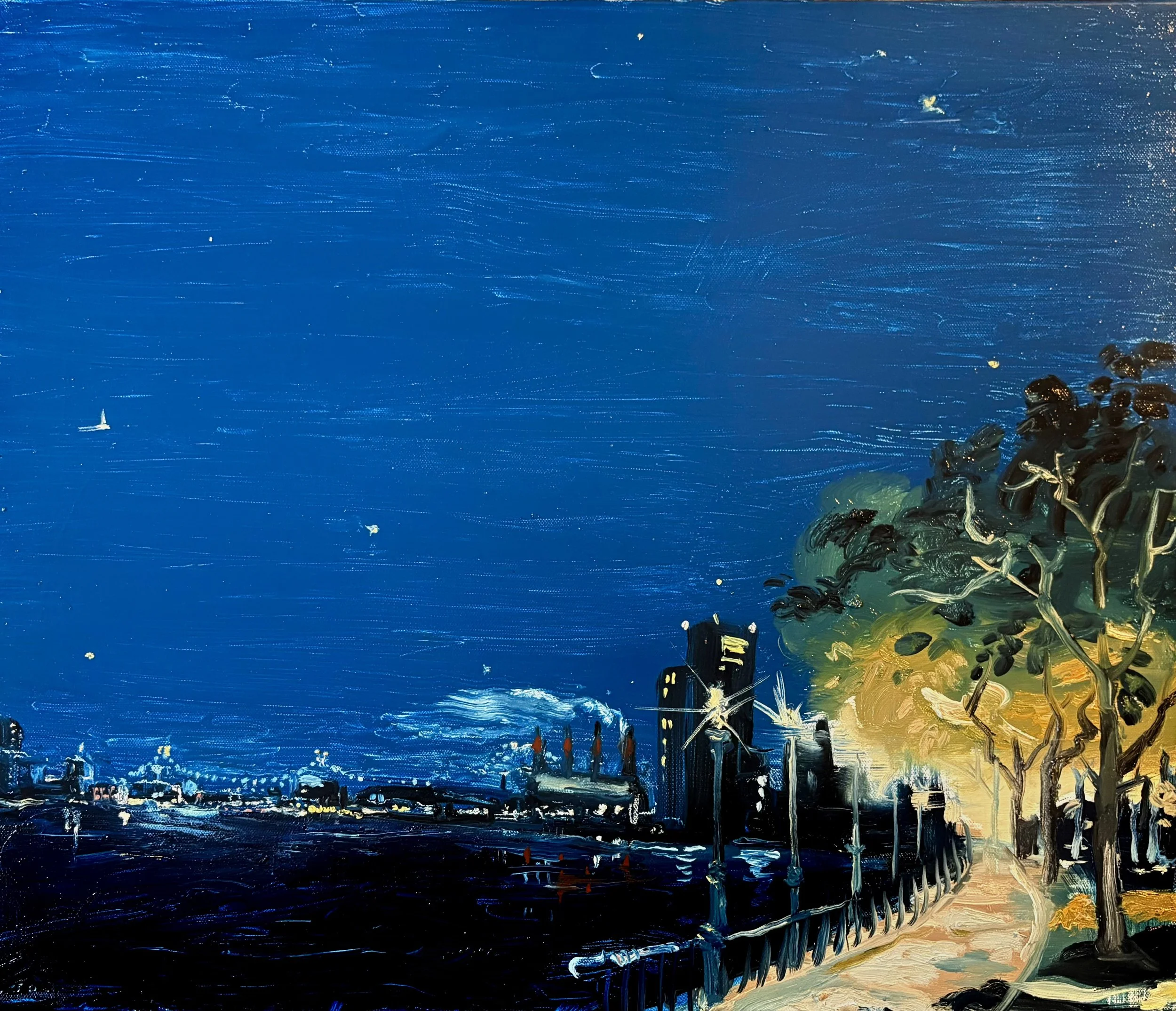 Nightime on the East River