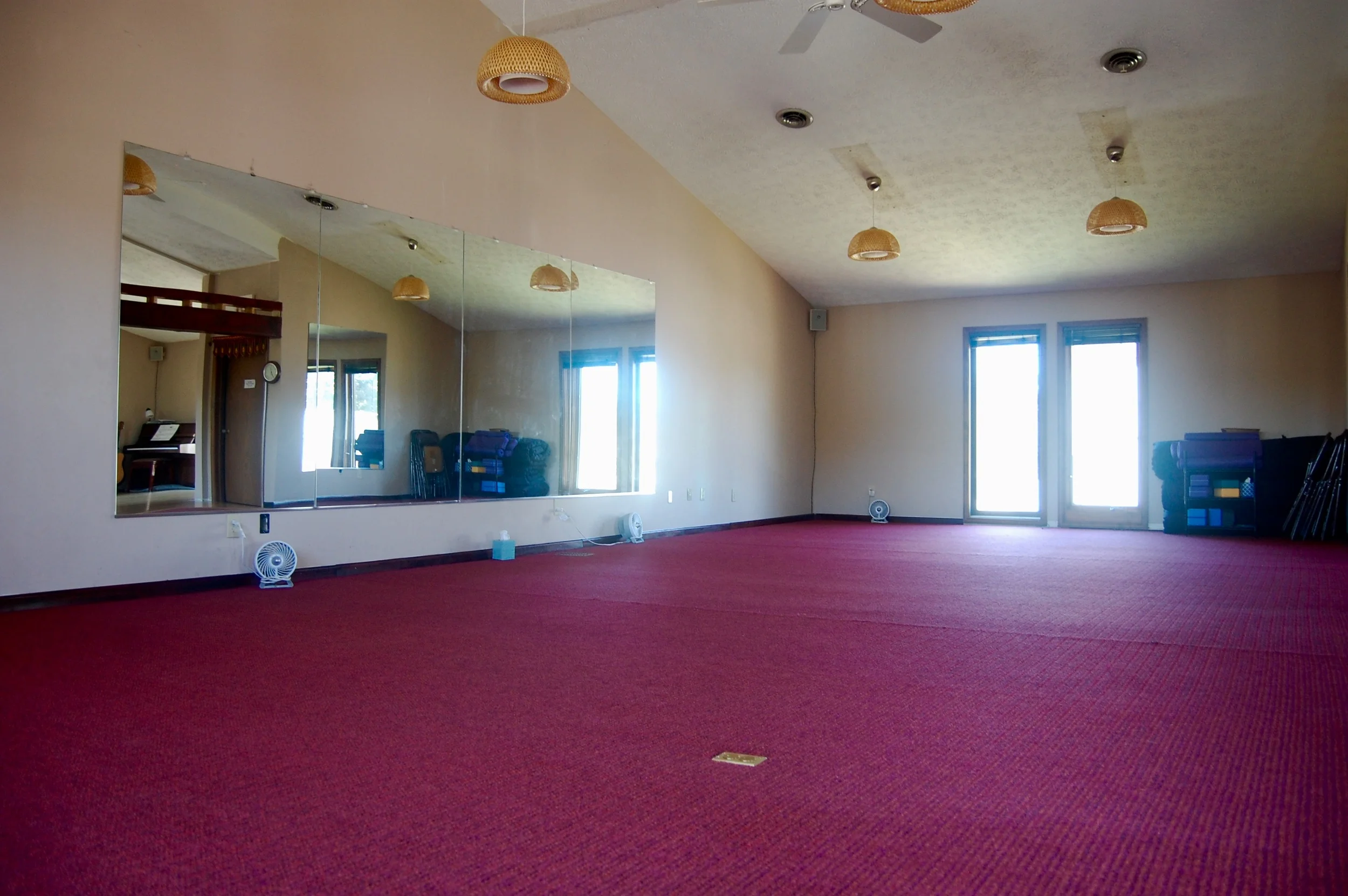 Our main studio space upstairs
